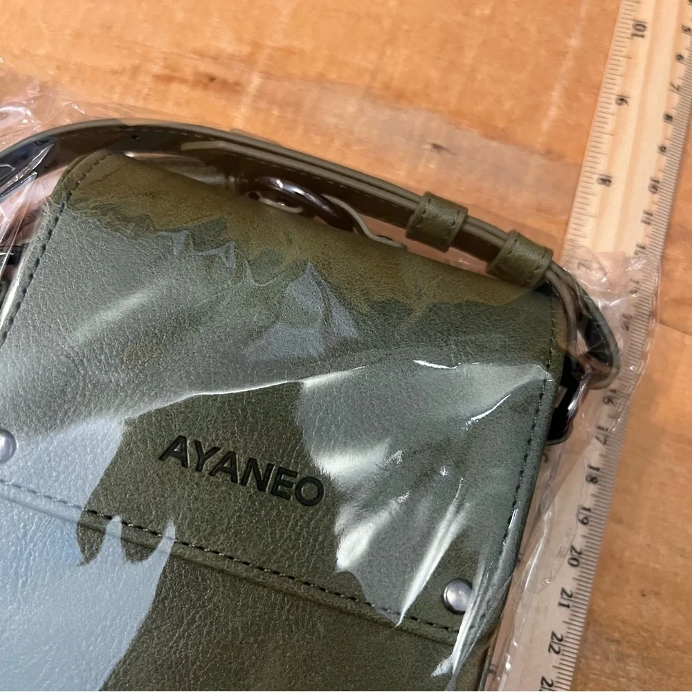 AYANEO Pocket DMG Handheld Game Vintage Shoulder Bag Green NIB
